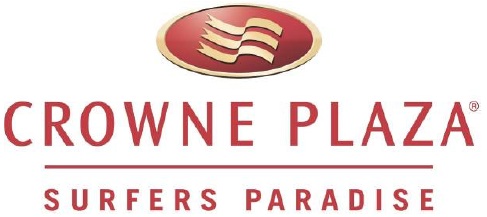plaza crowne logo hotel downtown surfers paradise resort gold