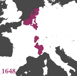 The Netherlands, the Burgundian Circle, and Savoy, treaty of Westphalia, 1648