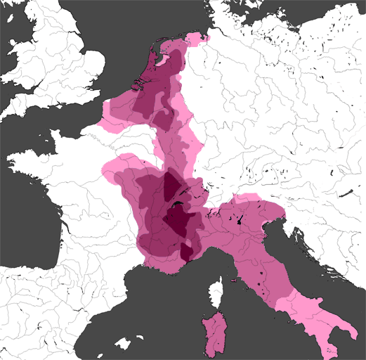 Burgundy, Middle Kingdoms, Italy, Belgium, the Netherlands