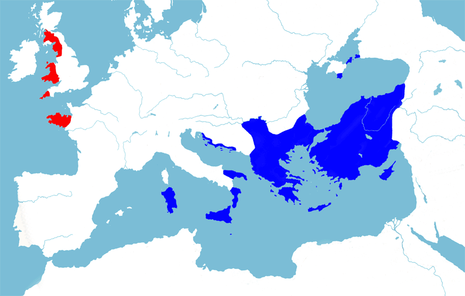 Byzantine Britons Mediaeval Roman
